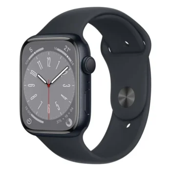 Apple Watch Series 8 gps 45mm con caja de aluminio medianoche y correa