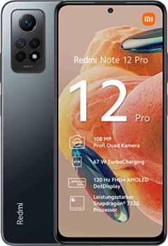 Xiaomi smartphone Redmi Note 12 Pro 8gb 256gb 667 negro medianoche