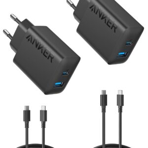 Anker Cargador Rápido USB-C 20W (2 Pack)