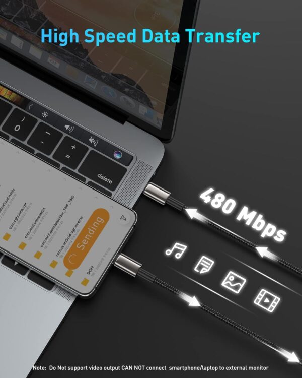 Barato Baseus Cable USB C 100W 1M Carga Rápida