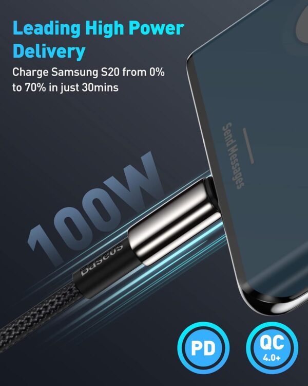 Barato Baseus Cable USB C 100W 1M Carga Rápida
