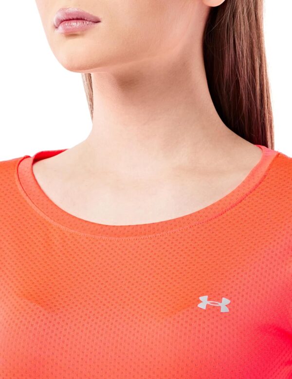 Barato Camiseta Breathable UA HG Armour Mujer