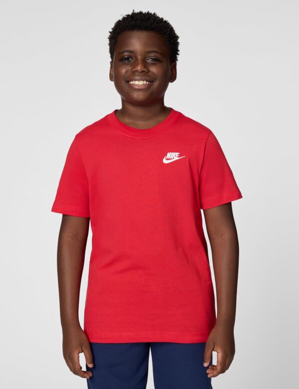 Barato Camiseta Unisex para Niños NIKE K NSW con Bordado Futura Lbr