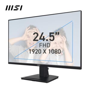 Barato MSI Pro MP252 Monitor Profesional Full HD de 24,5"- Panel IPS 1920 x 1080, 100 Hz, Pantalla Eye-Friendly, Altavoces Integrados, inclinación Ajustable, HDM 2.0b, DisplayPort 1.4a