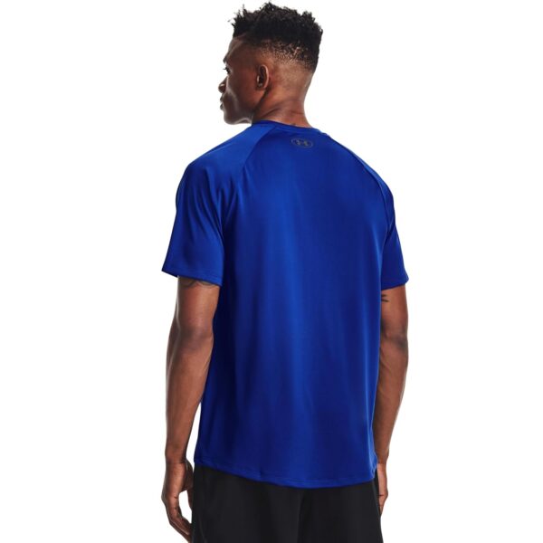 Barato Under Armour Hombre Camiseta Tecnología 2.0, Steel Light Heather/Black