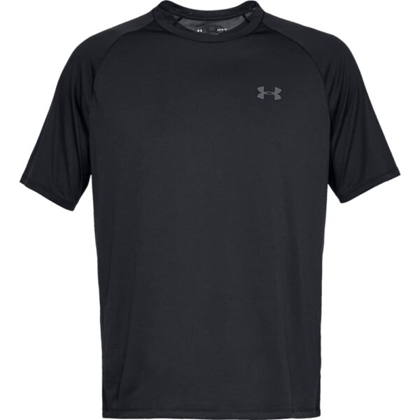 Barato Under Armour Hombre Camiseta Tecnología 2.0, Steel Light Heather/Black