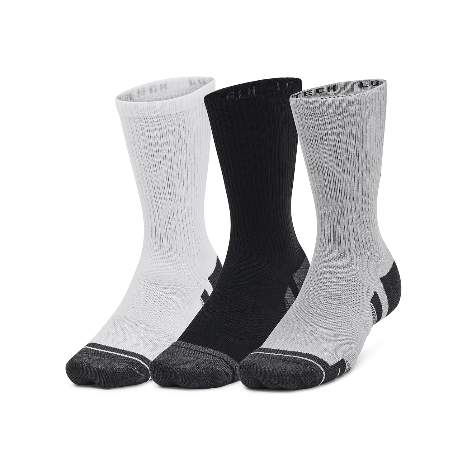 Barato Under Armour Hombre Paquete De 3 Calcetines Técnicos De Alto Rendimiento, Black