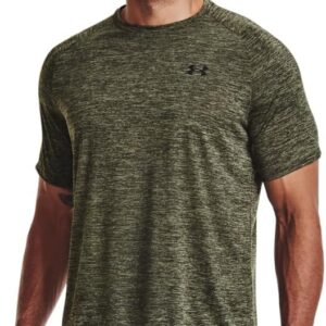Camiseta Under Armour para Hombre Tecnología 2.0, Steel Light Heather/Negro