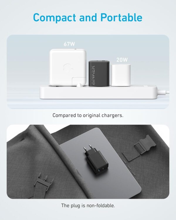¡Chollo! Anker Cargador Rápido USB-C 20W (2 Pack)