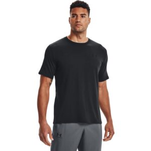 Chollo Camiseta Sportstyle para Hombre de Under Armour con diseño en el pecho izquierdo, Charcoal Medium Heather/Negro