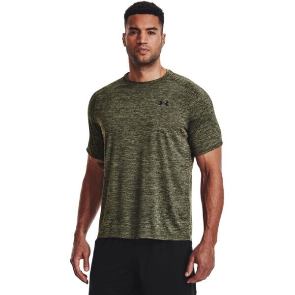 Chollo Camiseta Under Armour para Hombre Tecnología 2.0, Steel Light Heather/Negro