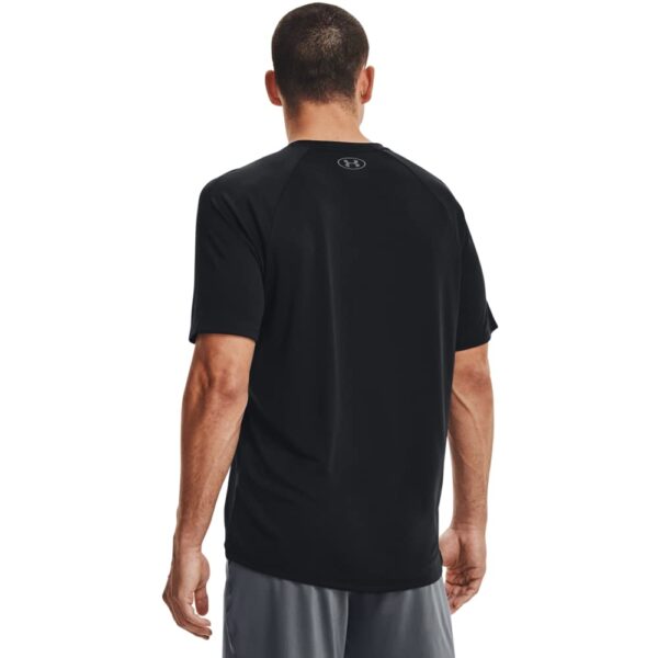 Chollo Camiseta Under Armour para Hombre Tecnología 2.0, Steel Light Heather/Negro