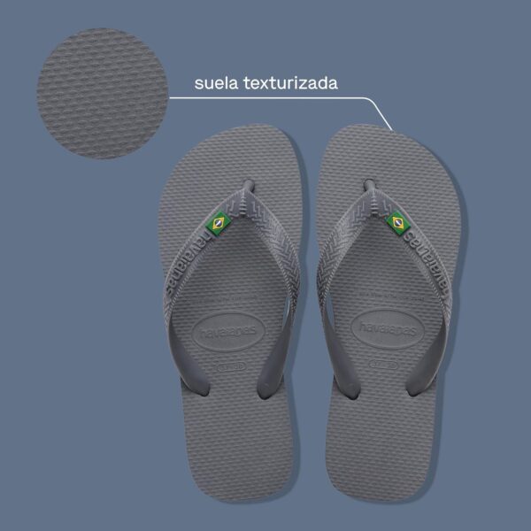Chollo Havaianas - Chanclas Top Brasil, Cómodas, Ligeras y Resistentes, con Suela Antideslizante y Bandera de Brasil en las Tiras, Unisex para Adultos