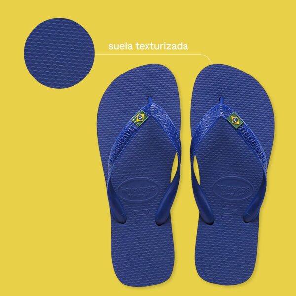 Chollo Havaianas - Chanclas Top Brasil, Cómodas, Ligeras y Resistentes, con Suela Antideslizante y Bandera de Brasil en las Tiras, Unisex para Adultos