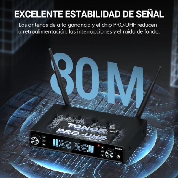 Chollo Micrófono Inalámbrico Profesional TONOR UHF