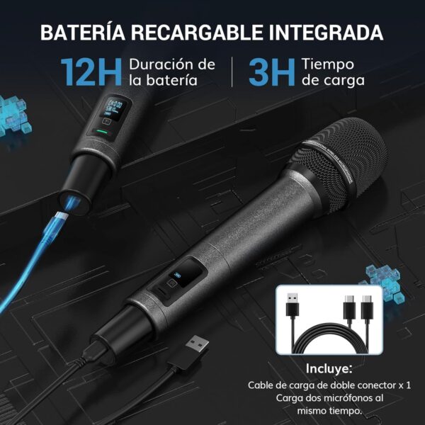 Chollo Micrófono Inalámbrico Profesional TONOR UHF