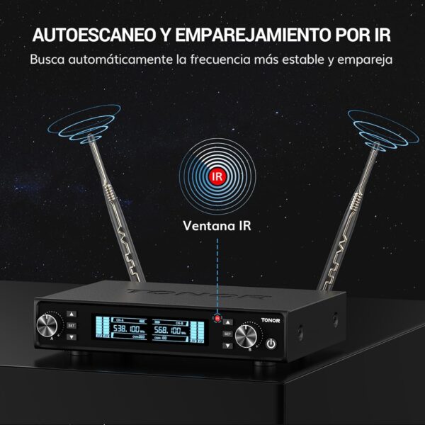 Chollo Micrófono Inalámbrico Profesional TONOR UHF