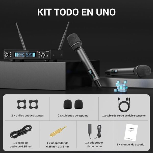 Chollo Micrófono Inalámbrico Profesional TONOR UHF