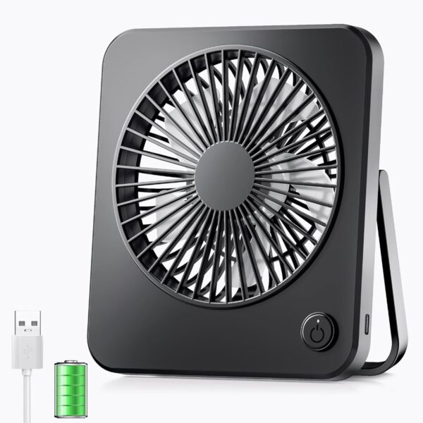 Chollo Mini ventilador USB silencioso con 3 velocidades