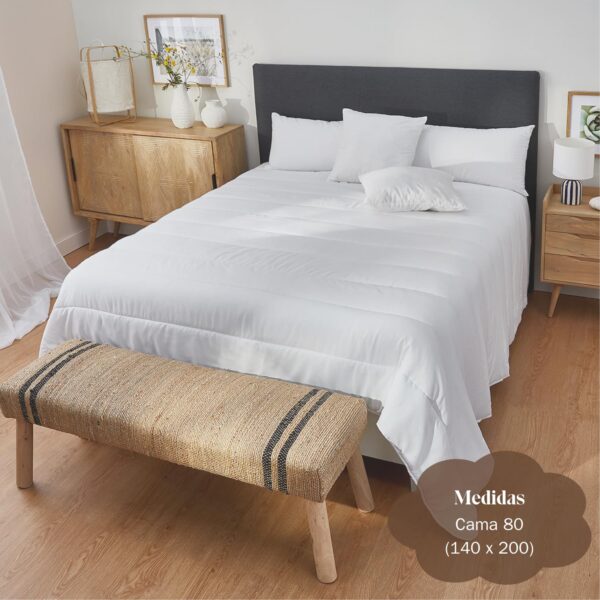 Chollo Pikolin Home - Edredón Nórdico para Otoño e Invierno de 300g, con Fibra Ecolofil de Sensación Similar al Plumón, Relleno para Cama de 80/90 (140x200 cm)