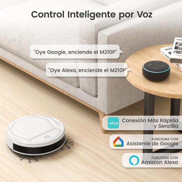 ¡Chollo! Robot Aspirador LEFANT M210P, 2200 Pa, Wi-Fi
