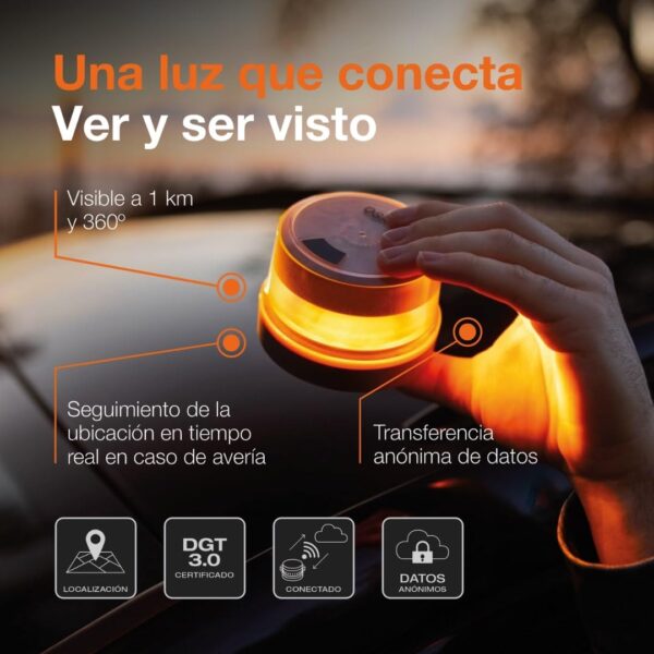 Chollo Señal LED OSRAM V16, advertencia DGT 3.0
