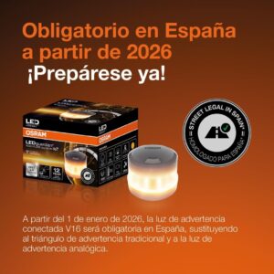 Chollo Señal LED OSRAM V16, advertencia DGT 3.0