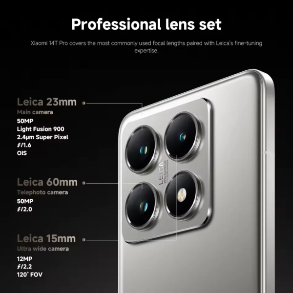 ¡Chollo! Xiaomi 14T Pro 5G Smartphone 50MP Leica