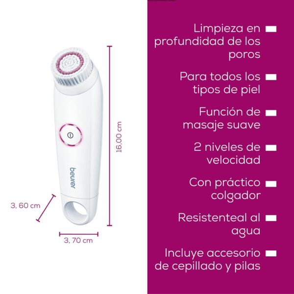 ¡Descuento! Beurer FC 95 Cepillo facial con 4 accesorios