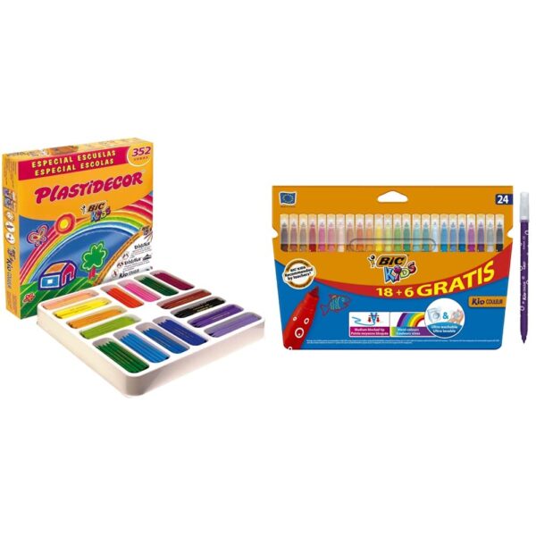 Descuento Ceras de Colores BIC Kids - Paquete de 2