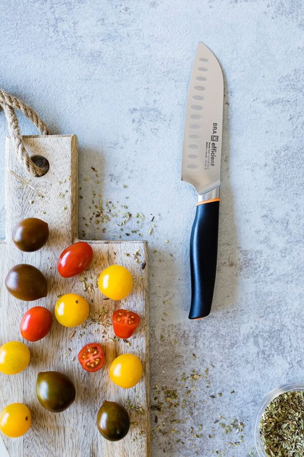 Descuento Cuchillo Santoku BRA, Acero Inoxidable, Gris