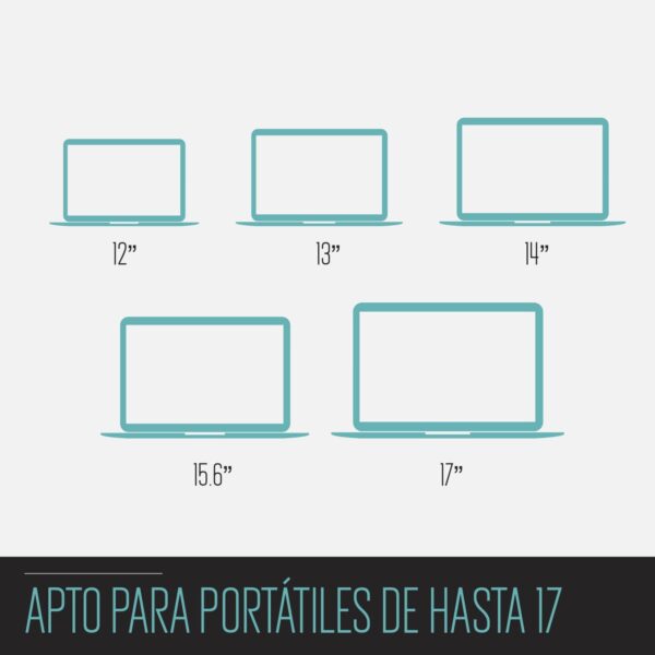 Descuento EWENT EW1258 - Soporte para ordenador portátil 17" con sistema de refrigeración y selección de angulo de vista