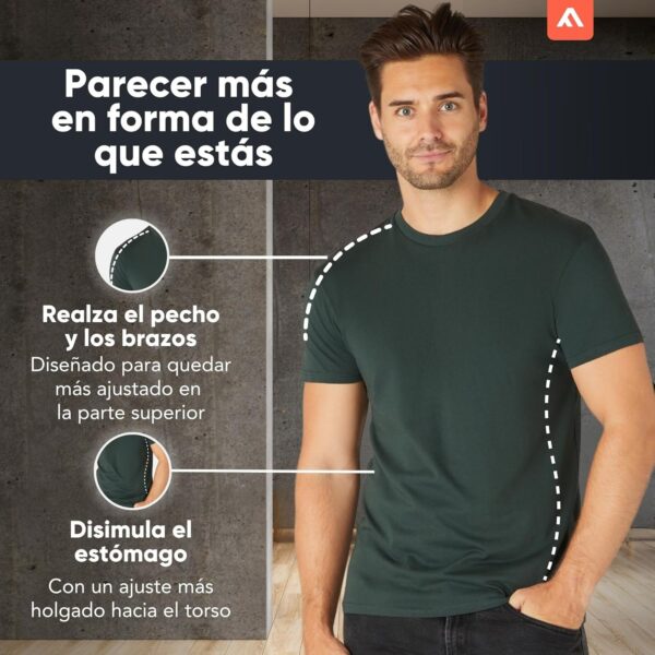 ¡Descuento! FM London Camisetas Premium para Hombre - Paquete