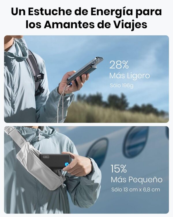 ¡Descuento! INIU Power Bank 10000mAh USB C Slim