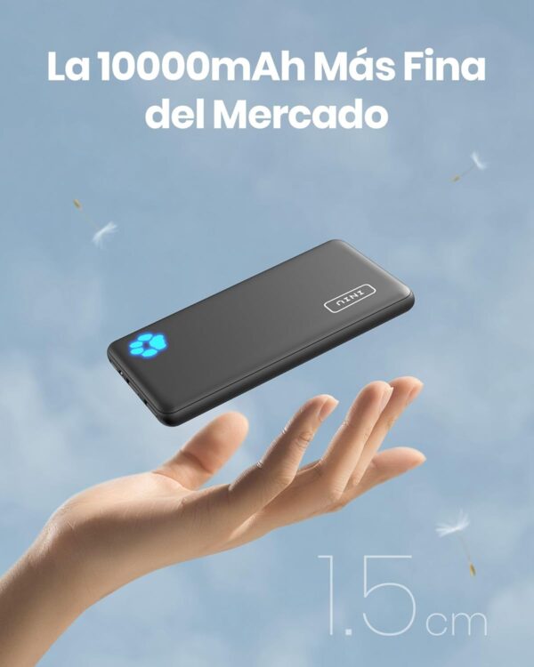 ¡Descuento! INIU Power Bank 10000mAh USB C Slim