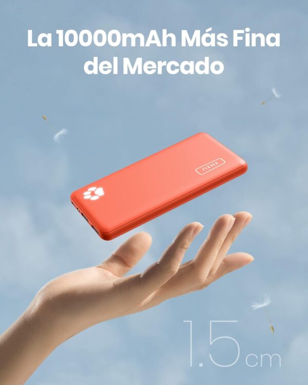 ¡Descuento! INIU Power Bank 10000mAh USB C Slim