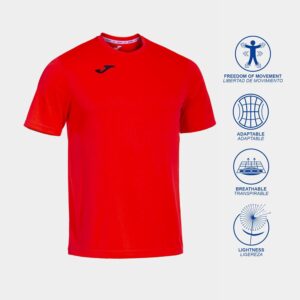 Descuento Joma Camiseta Deportiva Manga Corta Hombre, 6XS - 3XL - Ligera y Transpirable, Óptima para Running y Gym - Combi