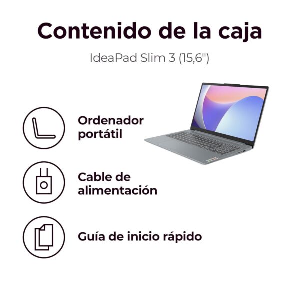 ¡Descuento! Lenovo IdeaPad Slim 3 Gen 8 - 15.6" FHD