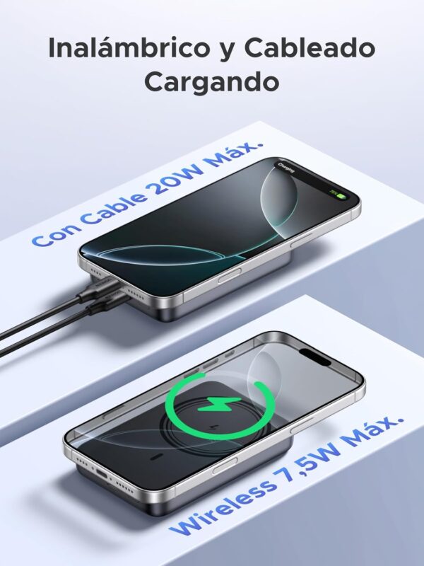 ¡Descuento! Power Bank Inalámbrico Magnético 10000mAh UGREEN