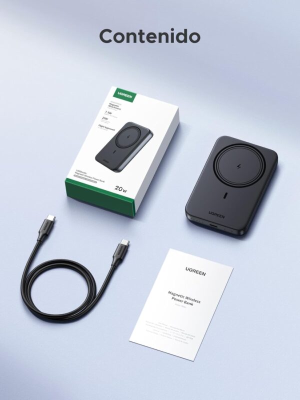 ¡Descuento! Power Bank Inalámbrico Magnético 10000mAh UGREEN