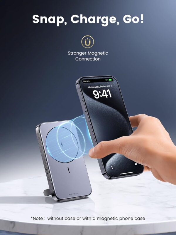Descuento Power Bank Magnético 10000mAh UGREEN con Soporte