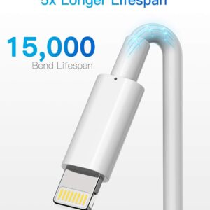 Descuento Quntis Cable iPhone 2M 3Pack, Cable Lightning Carga Rápida MFi Certificado Cargador iPhone para 13/12/12 Pro MAX/SE/11/X/XS/XR/8/7/6s Plus, iPad iPod