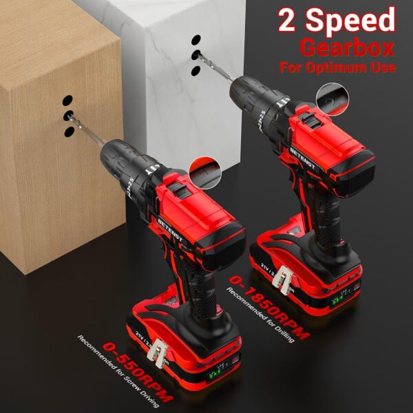 Descuento Taladro Perforador BETENST 21V con Accesorios