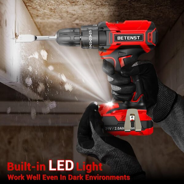 Descuento Taladro Perforador BETENST 21V con Accesorios