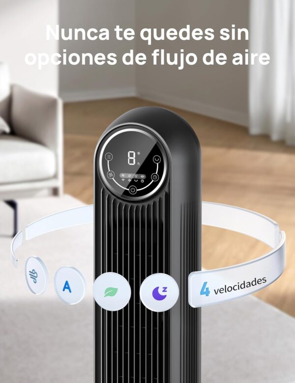 Descuento Ventilador de Pie Silencioso Dreo con Control Remoto