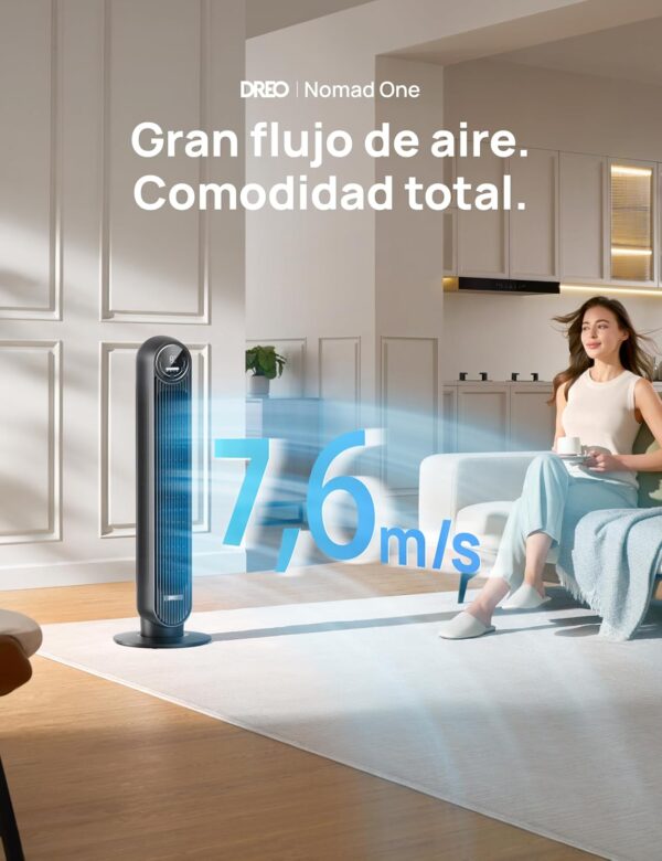 Descuento Ventilador de Pie Silencioso Dreo con Control Remoto