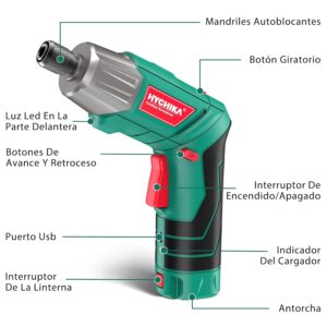 ¡Oferta! Atornillador Eléctrico HYCHIKA 6Nm con Accesorios