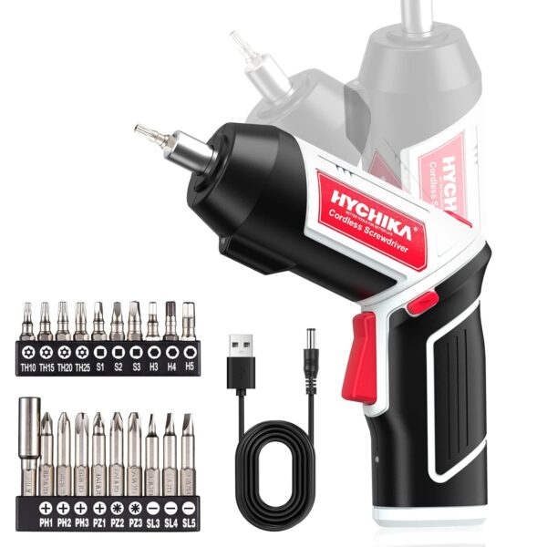 ¡Oferta! Atornillador Eléctrico HYCHIKA 6Nm con Accesorios