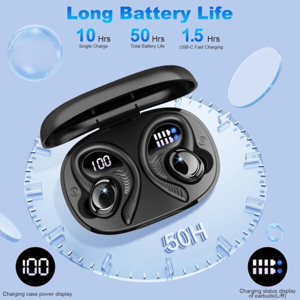 ¡Oferta! Audífonos Deportivos Inalámbricos Bluetooth 5.4
