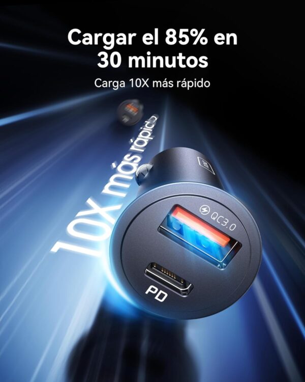 Oferta Cargador Coche INIU 60W USB C Rápido